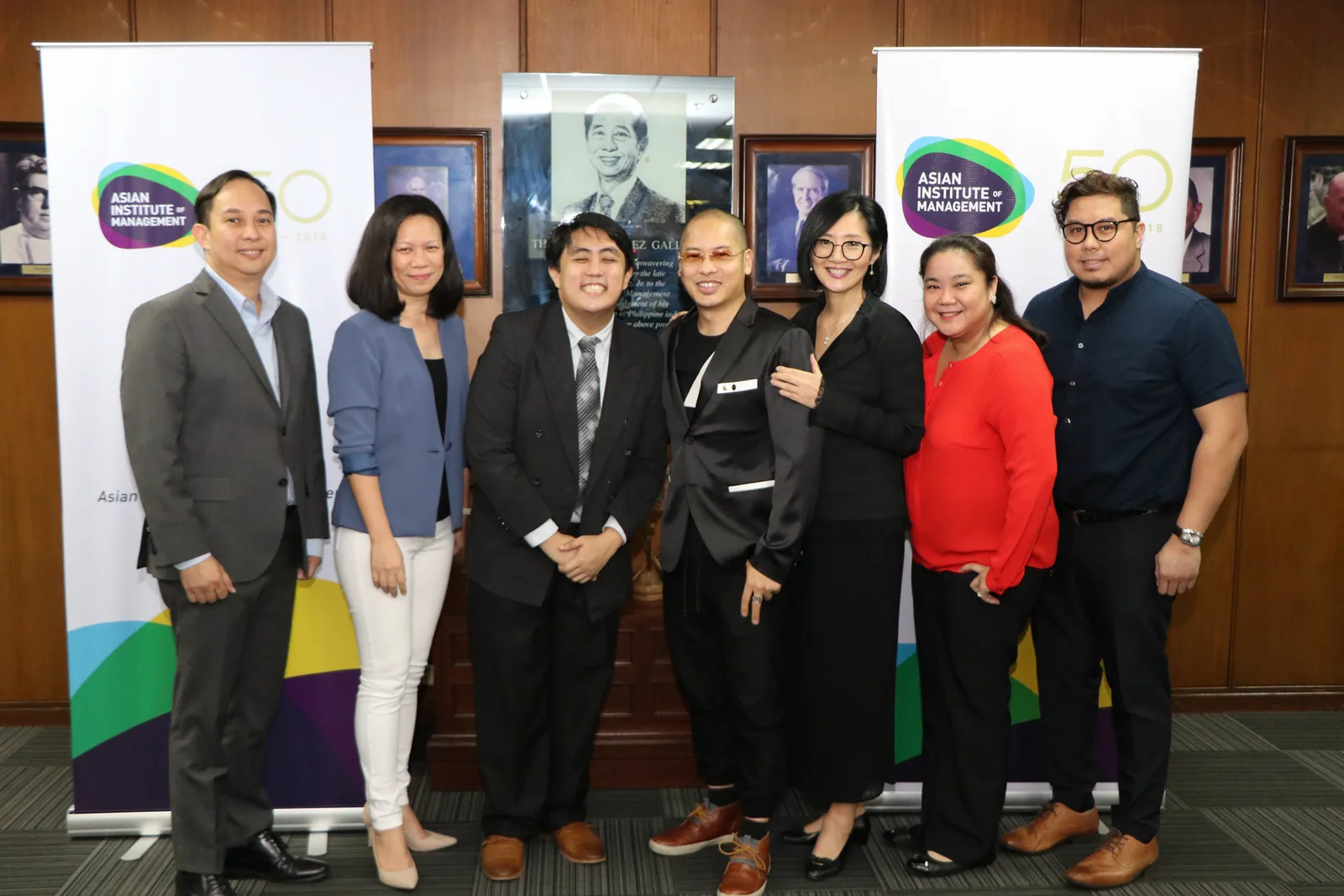 Dana Leong at the Asian Institute of Management TEKTONIK Scholarship award